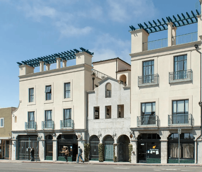 Il Piemonte building at 4395 Piedmont Avenue, Oakland, an example of neighborhood-scale development.